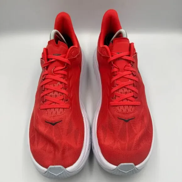 Hoka One One Carbon X 2 Men's Size 12.5 D Red White Running Shoes Sneakers - Picture 6 of 8